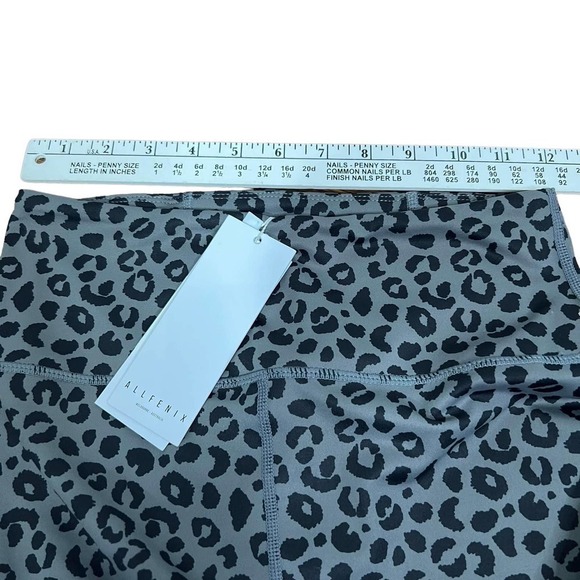 𝅺allfenix Leggings & Sports Bra Set Gray Black Leopard Size Small New With Tags - Picture 11 of 13